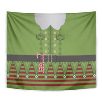 Christmas Costume Elf Tapestry Classic Green Xmas Style - Wonder Print Shop