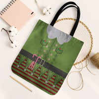 Christmas Costume Elf Tote Bag Classic Green Xmas Style - Wonder Print Shop
