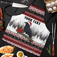 F Caw F Christmas Raven Personalized Apron Holiday Crow Festive - Wonder Print Shop