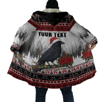 F Caw F Christmas Raven Personalized Cloak Holiday Crow Festive - Wonder Print Shop