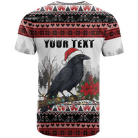 F Caw F Christmas Raven Personalized T Shirt Holiday Crow Festive - Wonder Print Shop