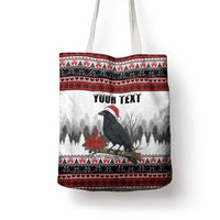 F Caw F Christmas Raven Personalized Tote Bag Holiday Crow Festive - Wonder Print Shop