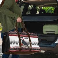 F Caw F Christmas Raven Personalized Travel Bag Holiday Crow Festive - Wonder Print Shop