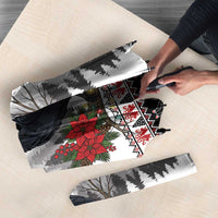 F Caw F Christmas Raven Personalized Umbrella Holiday Crow Festive - Wonder Print Shop