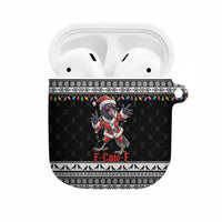 F Caw F Raven Christmas AirPods Case Funny Santa Crow - Wonder Print Shop