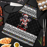 F Caw F Raven Christmas Apron Funny Santa Crow - Wonder Print Shop