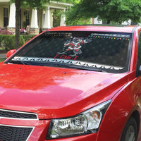 F Caw F Raven Christmas Auto Sun Shade Funny Santa Crow - Wonder Print Shop