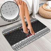 F Caw F Raven Christmas Bathroom Set Funny Santa Crow - Wonder Print Shop