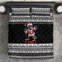F Caw F Raven Christmas Bedding Set Funny Santa Crow - Wonder Print Shop