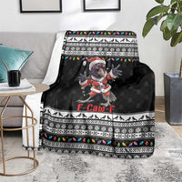 F Caw F Raven Christmas Blanket Funny Santa Crow - Wonder Print Shop