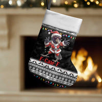 F Caw F Raven Christmas Stocking Funny Santa Crow - Wonder Print Shop