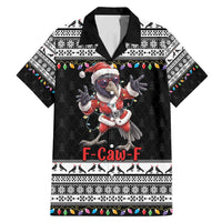 F Caw F Raven Christmas Family Matching Mermaid Dress and Hawaiian Shirt Funny Santa Crow - Wonder Print Shop