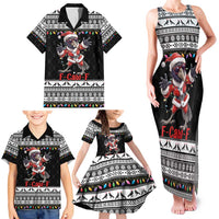 F Caw F Raven Christmas Family Matching Tank Maxi Dress and Hawaiian Shirt Funny Santa Crow - Wonder Print Shop