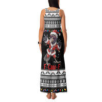 F Caw F Raven Christmas Family Matching Tank Maxi Dress and Hawaiian Shirt Funny Santa Crow - Wonder Print Shop