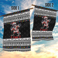 F Caw F Raven Christmas Garden Flag Funny Santa Crow - Wonder Print Shop