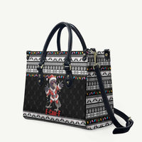 F Caw F Raven Christmas Leather Bag Funny Santa Crow - Wonder Print Shop