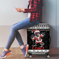 F Caw F Raven Christmas Luggage Cover Funny Santa Crow - Wonder Print Shop