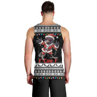 F Caw F Raven Christmas Men Tank Top Funny Santa Crow - Wonder Print Shop