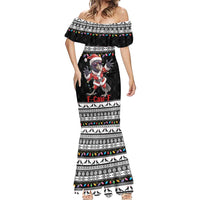 F Caw F Raven Christmas Mermaid Dress Funny Santa Crow - Wonder Print Shop