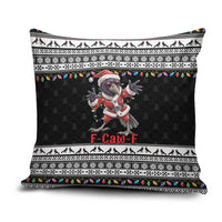 F Caw F Raven Christmas Pillow Cover Funny Santa Crow - Wonder Print Shop