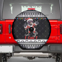 F Caw F Raven Christmas Spare Tire Cover Funny Santa Crow - Wonder Print Shop