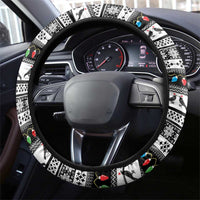 F Caw F Raven Christmas Steering Wheel Cover Funny Santa Crow - Wonder Print Shop
