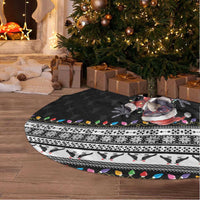 F Caw F Raven Christmas Tree Skirt Funny Santa Crow - Wonder Print Shop