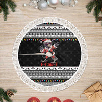 F Caw F Raven Christmas Tree Skirt Funny Santa Crow - Wonder Print Shop