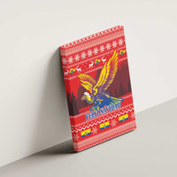 Ecuador Andean Condor Christmas Canvas Wall Art Dios Patria y Libertad - Wonder Print Shop