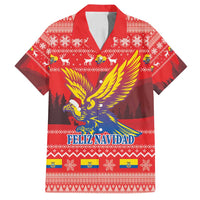 Ecuador Andean Condor Christmas Family Matching Puletasi and Hawaiian Shirt Dios Patria y Libertad - Wonder Print Shop