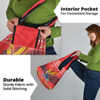 Ecuador Andean Condor Christmas Grocery Bag Dios Patria y Libertad