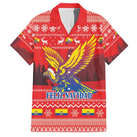 Ecuador Andean Condor Christmas Hawaiian Shirt Dios Patria y Libertad - Wonder Print Shop