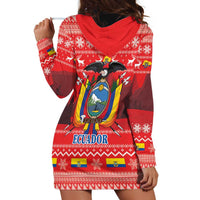 Ecuador Andean Condor Christmas Hoodie Dress Dios Patria y Libertad - Wonder Print Shop