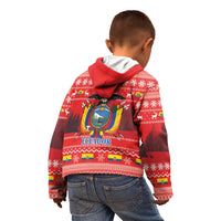 Ecuador Andean Condor Christmas Kid Hoodie Dios Patria y Libertad - Wonder Print Shop