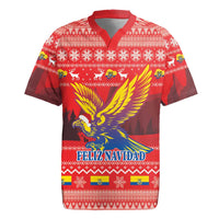 Ecuador Andean Condor Christmas Rugby Jersey Dios Patria y Libertad - Wonder Print Shop