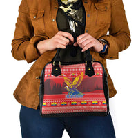 Ecuador Andean Condor Christmas Shoulder Handbag Dios Patria y Libertad