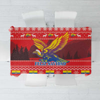 Ecuador Andean Condor Christmas Tablecloth Dios Patria y Libertad - Wonder Print Shop