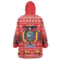 Ecuador Andean Condor Christmas Wearable Blanket Hoodie Dios Patria y Libertad - Wonder Print Shop