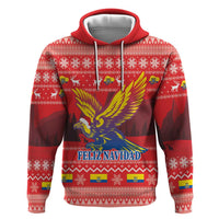 Ecuador Andean Condor Christmas Zip Hoodie Dios Patria y Libertad - Wonder Print Shop