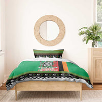 Zambia Christmas Bedding Set One Zambia One Nation With Kente Pattern - Wonder Print Shop