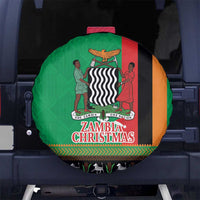 Zambia Christmas Spare Tire Cover One Zambia One Nation With Kente Pattern - Wonder Print Shop