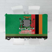 Zambia Christmas Tablecloth One Zambia One Nation With Kente Pattern - Wonder Print Shop