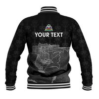 Haiti Citadelle Laferriere Personalized Baseball Jacket Haitian Heritage Veve Vodou - Wonder Print Shop