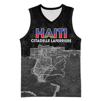 Haiti Citadelle Laferriere Personalized Basketball Jersey Haitian Heritage Veve Vodou - Wonder Print Shop