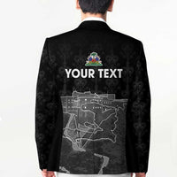 Haiti Citadelle Laferriere Personalized Blazer Haitian Heritage Veve Vodou - Wonder Print Shop