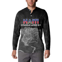 Haiti Citadelle Laferriere Personalized Button Sweatshirt Haitian Heritage Veve Vodou - Wonder Print Shop