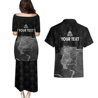 Haiti Citadelle Laferriere Personalized Couples Matching Puletasi and Hawaiian Shirt Haitian Heritage Veve Vodou - Wonder Print Shop