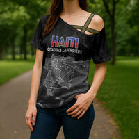 Haiti Citadelle Laferriere Personalized Cross Shoulder Shirt Haitian Heritage Veve Vodou - Wonder Print Shop