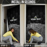 Haiti Citadelle Laferriere Personalized Door Cover Haitian Heritage Veve Vodou - Wonder Print Shop