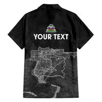 Haiti Citadelle Laferriere Personalized Family Matching Off Shoulder Maxi Dress and Hawaiian Shirt Haitian Heritage Veve Vodou - Wonder Print Shop